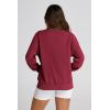 imagePRETTYGARDEN Womens 2025 Spring Fall Fashion Full Zip Up Sweatshirt Long Sleeve Loose Fit Trendy Casual Jacket with PocketsWine Red