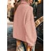 imagePRETTYGARDEN Womens Turtleneck Long Sleeve Sweater 2025 Fall Trendy Loose Fit Knit Tops Oversized Pullover SweatersPink