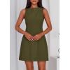imagePRETTYGARDEN Womens Formal Short Dresses 2026 Summer Sleeveless Boat Neck A Line Elegant Mini Cocktail Party DressArmy Green
