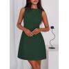 imagePRETTYGARDEN Womens Formal Short Dresses 2026 Summer Sleeveless Boat Neck A Line Elegant Mini Cocktail Party DressDark Green