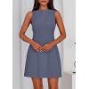 imagePRETTYGARDEN Womens Formal Short Dresses 2026 Summer Sleeveless Boat Neck A Line Elegant Mini Cocktail Party DressDusty Blue