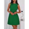 imagePRETTYGARDEN Womens Formal Short Dresses 2026 Summer Sleeveless Boat Neck A Line Elegant Mini Cocktail Party DressGreen
