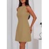 imagePRETTYGARDEN Womens Formal Short Dresses 2026 Summer Sleeveless Boat Neck A Line Elegant Mini Cocktail Party DressKhaki
