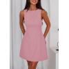 imagePRETTYGARDEN Womens Formal Short Dresses 2026 Summer Sleeveless Boat Neck A Line Elegant Mini Cocktail Party DressPink