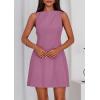 imagePRETTYGARDEN Womens Formal Short Dresses 2026 Summer Sleeveless Boat Neck A Line Elegant Mini Cocktail Party DressPurple