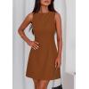 imagePRETTYGARDEN Womens Formal Short Dresses 2026 Summer Sleeveless Boat Neck A Line Elegant Mini Cocktail Party DressRed Brown