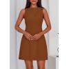 imagePRETTYGARDEN Womens Formal Short Dresses 2026 Summer Sleeveless Boat Neck A Line Elegant Mini Cocktail Party DressRed Brown