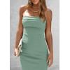 imagePRETTYGARDEN Womens Summer Bodycon Maxi Tube Dress Ribbed Strapless Side Slit Long Going Out Casual Elegant Party DressesLight Green