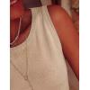 imagePRETTYGARDEN Sleeveless Sweater Tops for Women 2026 Summer Dressy Ribbed Tank Tops Spring Business Casual Work Shirts BlousesBeige