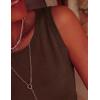 imagePRETTYGARDEN Sleeveless Sweater Tops for Women 2026 Summer Dressy Ribbed Tank Tops Spring Business Casual Work Shirts BlousesBrown