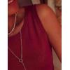 imagePRETTYGARDEN Sleeveless Sweater Tops for Women 2026 Summer Dressy Ribbed Tank Tops Spring Business Casual Work Shirts BlousesBurgundy