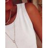 imagePRETTYGARDEN Sleeveless Sweater Tops for Women 2026 Summer Dressy Ribbed Tank Tops Spring Business Casual Work Shirts BlousesWhite