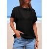 imagePRETTYGARDEN Women 2026 Spring Fashion Sweater Vest Business Casual Tank Top Cap Sleeve Knit Work Shirt Trendy Summer OutfitsBlack