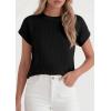 imagePRETTYGARDEN Women 2026 Spring Fashion Sweater Vest Business Casual Tank Top Cap Sleeve Knit Work Shirt Trendy Summer OutfitsBlack