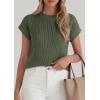 imagePRETTYGARDEN Women 2026 Spring Fashion Sweater Vest Business Casual Tank Top Cap Sleeve Knit Work Shirt Trendy Summer OutfitsGreen