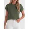 imagePRETTYGARDEN Women 2026 Spring Fashion Sweater Vest Business Casual Tank Top Cap Sleeve Knit Work Shirt Trendy Summer OutfitsGreen
