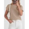 imagePRETTYGARDEN Women 2026 Spring Fashion Sweater Vest Business Casual Tank Top Cap Sleeve Knit Work Shirt Trendy Summer OutfitsKhaki