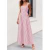 imagePRETTYGARDEN Womens Maxi Striped Dress 2026 Summer Sleeveless Square Neck Smocked A Line Long Flowy Spring Vacation SundressRed Striped