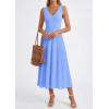 imagePRETTYGARDEN Womens Summer Casual Dresses 2026 Spring Sleeveless V Neck Knit Midi Business Work A Line Cocktail DressLight Blue