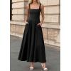 imagePRETTYGARDEN Cocktail Dresses for Women Formal 2026 Summer Sleeveless A Line Long Flowy Spring Wedding Guest Party Midi DressBlack