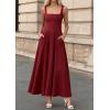 imagePRETTYGARDEN Cocktail Dresses for Women Formal 2026 Summer Sleeveless A Line Long Flowy Spring Wedding Guest Party Midi DressBurgundy