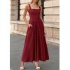 imagePRETTYGARDEN Cocktail Dresses for Women Formal 2026 Summer Sleeveless A Line Long Flowy Spring Wedding Guest Party Midi DressBurgundy