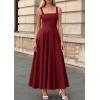 imagePRETTYGARDEN Cocktail Dresses for Women Formal 2026 Summer Sleeveless A Line Long Flowy Spring Wedding Guest Party Midi DressBurgundy