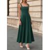 imagePRETTYGARDEN Cocktail Dresses for Women Formal 2026 Summer Sleeveless A Line Long Flowy Spring Wedding Guest Party Midi DressDark Green