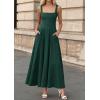 imagePRETTYGARDEN Cocktail Dresses for Women Formal 2026 Summer Sleeveless A Line Long Flowy Spring Wedding Guest Party Midi DressDark Green