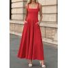 imagePRETTYGARDEN Cocktail Dresses for Women Formal 2026 Summer Sleeveless A Line Long Flowy Spring Wedding Guest Party Midi DressRed