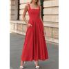 imagePRETTYGARDEN Cocktail Dresses for Women Formal 2026 Summer Sleeveless A Line Long Flowy Spring Wedding Guest Party Midi DressRed