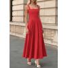 imagePRETTYGARDEN Cocktail Dresses for Women Formal 2026 Summer Sleeveless A Line Long Flowy Spring Wedding Guest Party Midi DressRed