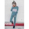 imagePRETTYGARDEN Womens 2 Piece Sets 2026 Long Sleeve Tops High Waisted Sweatpants Lounge Set Fall Fashion Travel OutfitsBlue