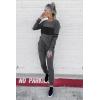 imagePRETTYGARDEN Womens 2 Piece Sets 2026 Long Sleeve Tops High Waisted Sweatpants Lounge Set Fall Fashion Travel OutfitsDark Grey