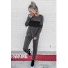 imagePRETTYGARDEN Womens 2 Piece Sets 2026 Long Sleeve Tops High Waisted Sweatpants Lounge Set Fall Fashion Travel OutfitsDark Grey