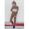 imagePRETTYGARDEN Womens 2 Piece Sets 2026 Long Sleeve Tops High Waisted Sweatpants Lounge Set Fall Fashion Travel OutfitsDark Khaki
