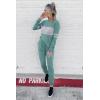 imagePRETTYGARDEN Womens 2 Piece Sets 2026 Long Sleeve Tops High Waisted Sweatpants Lounge Set Fall Fashion Travel OutfitsFruit Green