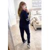 imagePRETTYGARDEN Womens 2 Piece Sets 2026 Long Sleeve Tops High Waisted Sweatpants Lounge Set Fall Fashion Travel OutfitsNavy