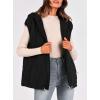 imagePRETTYGARDEN Womens 2026 Fall Spring Vest Casual Sleeveless Hooded Zip Up Jacket Trendy Winter Coat OuterwearBlack