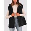 imagePRETTYGARDEN Womens 2026 Fall Spring Vest Casual Sleeveless Hooded Zip Up Jacket Trendy Winter Coat OuterwearBlack