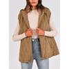 imagePRETTYGARDEN Womens 2026 Fall Spring Vest Casual Sleeveless Hooded Zip Up Jacket Trendy Winter Coat OuterwearCamel