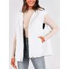imagePRETTYGARDEN Womens 2026 Fall Spring Vest Casual Sleeveless Hooded Zip Up Jacket Trendy Winter Coat OuterwearWhite