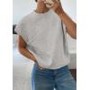 imagePRETTYGARDEN Womens 2026 Spring Sweater Vest Trendy Flower Knit Short Sleeve Cute Pullover Tank Tops Summer Fashion ClothingLight Grey