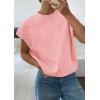 imagePRETTYGARDEN Womens 2026 Spring Sweater Vest Trendy Flower Knit Short Sleeve Cute Pullover Tank Tops Summer Fashion ClothingPink