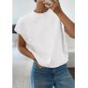 imagePRETTYGARDEN Womens 2026 Spring Sweater Vest Trendy Flower Knit Short Sleeve Cute Pullover Tank Tops Summer Fashion ClothingWhite