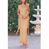 imagePRETTYGARDEN Womens 2026 Summer Wedding Guest Dress Sleeveless Ruffle Formal Cocktail Party Maxi Bodycon DressesApricot