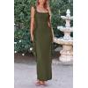 imagePRETTYGARDEN Womens 2026 Summer Wedding Guest Dress Sleeveless Ruffle Formal Cocktail Party Maxi Bodycon DressesArmy Green