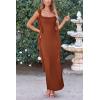 imagePRETTYGARDEN Womens 2026 Summer Wedding Guest Dress Sleeveless Ruffle Formal Cocktail Party Maxi Bodycon DressesCaramel