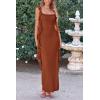 imagePRETTYGARDEN Womens 2026 Summer Wedding Guest Dress Sleeveless Ruffle Formal Cocktail Party Maxi Bodycon DressesCaramel