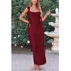 imagePRETTYGARDEN Womens 2026 Summer Wedding Guest Dress Sleeveless Ruffle Formal Cocktail Party Maxi Bodycon DressesDark Wine Red